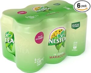 💫Nestea Té Verde Maracuyá Lata 33 cl, Pack de 6 💫