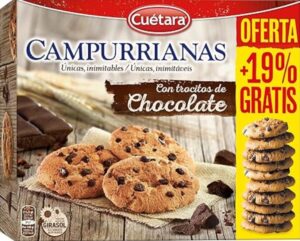 💫Campurrianas con Pepitas Chocolate 350g   19% GRATIS 💫