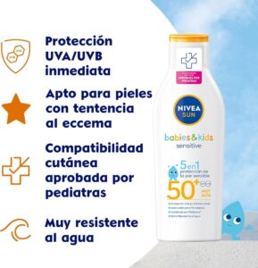 🐟 Protector solar infantil Nivea Sun Babies 