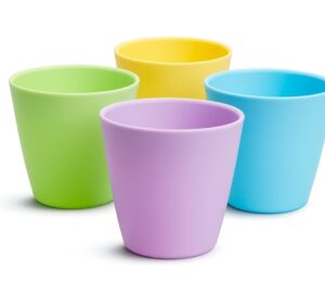 🥛Munchkin 4 tazas de Gres para niños, 237 ml