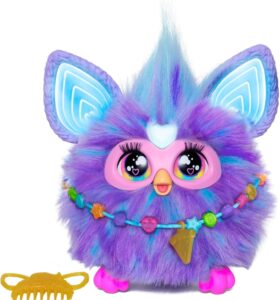 😮 Furby Juguete interactivo de peluche color lila.