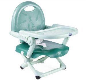 😮 Chicco Pocket Snack Alzador de Silla Niños para Comer, Apto de 6 Meses hasta 3 Años, Trona de Viaje Portátil y Ajustable para Bebes, Bandeja Desmontable.