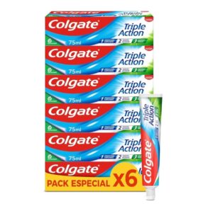 🪥 Colgate Total Triple Acción. Pack de 6 Uds.
