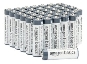🔋 Amazon Basics. Pack de 50 pilas alcalinas AA.