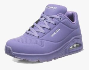 💜 Skechers Uno. Zapatillas para mujer preciosas en moradito.