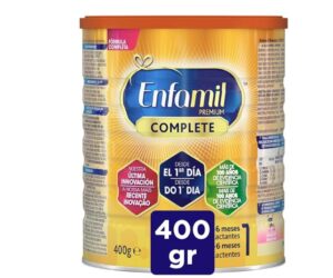 🖤 Enfamil Premium Complete 1 Leche infantil 400 g, para Lactantes de 0 a 6 Meses de Edad Fórmula para Bebés Recién Nacidos.