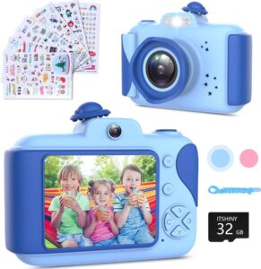 🖤 Cámara digital para niños con pantalla 2.4