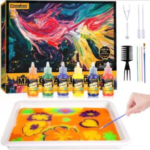 🐟 Kit de pintura de mármol Coodoo
