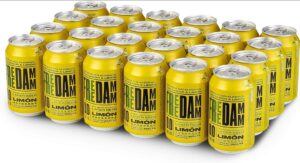 🐟 24 latas de cerveza sin alcohol Free Damm Limón