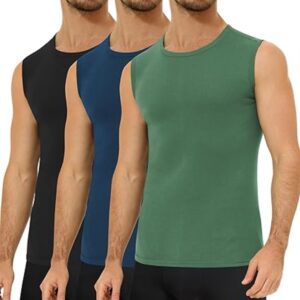 🐟 Pack de 3 camisetas sin mangas de algodón Falechay