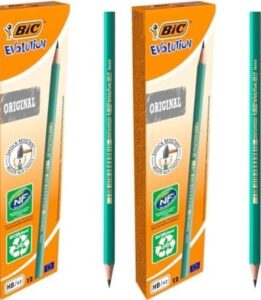 🐟 24 lápices HB BIC Evolution Original