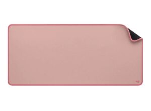 🆒 Logitech. Alfombrilla grande de ratón. Protege el escritorio con base antideslizante.