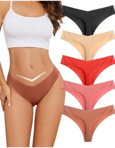 〽️ VOENXE pack de 5 Tangas Sin Costuras