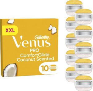 🐟 Pack de 10 recambios para cuchillas de afeitar Venus Gillette Pro ComfortGlide