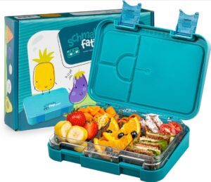 🐟 Fiambrera infantil con compartimentos Schmatzfatz