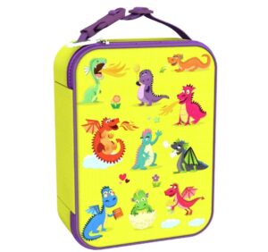 🖤 Bolsa Térmica Porta Alimentos, Cremallera Fácil Acceso en 3 Lados, Bolsillo Externo para Botellas, Acolchado y Forrado Lavable, Parche de Nombre.