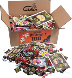 🐟 Caja con 100 caramelos de Halloween