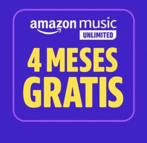 🐟 Disfruta de 4 meses de Amazon Music Unlimited