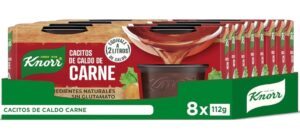🐟 32 cacitos de caldo de carne Knorr