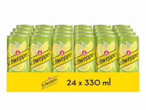 🐟 24 latas de refresco Schweppes Limón