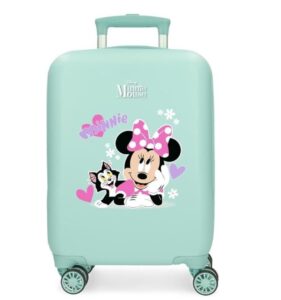 🖤 Disney Maleta Infantil Rígida Cierre de combinación Lateral 4 Ruedas.