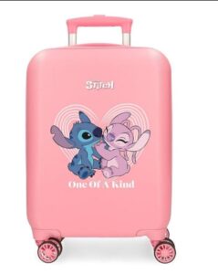 🖤 Disney Maleta Infantil Rígida Cierre de combinación Lateral 4 Ruedas.