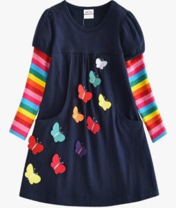 👗 VIKITA Vestido para Niñas