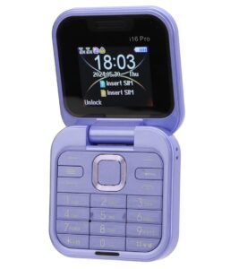 📱 ASHATA Mini Teléfono Móvil con Tapa, Plegable 2G