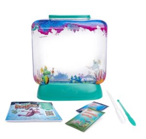 💧 Aqua Dragons Juguete educativo, tanque de plástico, incubar y cultivar huevos de mascotas acuáticas vivas, comida, pipeta y cuchara de alimentación,