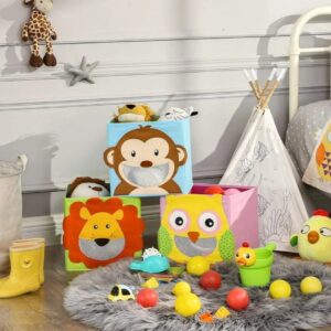🤩 Juego de 3 cajas plegables de almacenamiento para juguetes.