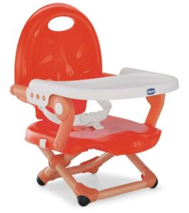 👶🏻 Chicco. Alzador de silla apto de los 6 meses hasta los 3 años. Portátil, ajustable y con bandeja desmontable.