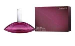 🌟 Calvin Klein Euphoria. Perfume para mujer. Con notas de granada, orquídea negra y madera de caoba. Formato de 160ml.