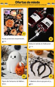 🎃 50% de descuento a partir de 3 artículos de Halloween 🎃 Hay muchas cositas para elegir 😀
