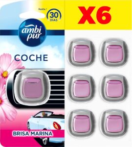 💥 6 ambientadores para coche Ambipur Car Flores Elegantes