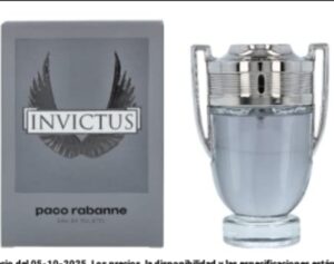 📣 Paco Rabanne Invictus, Agua De Tocador Para Hombres 100 ml