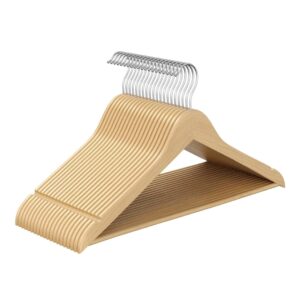 🏠 SONGMICS juego de 20 Perchas de Madera