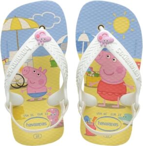 🖤 Havaianas Baby Peppa Pig, Sandalias Unisex Niños.