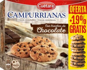 💫Campurrianas con Pepitas Chocolate 350g   19% GRATIS 💫