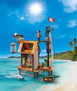 🐟 Juego Playmobil Pirates Puerto pirata con prisión de corsarios