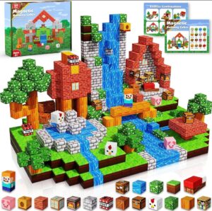 🐟 Juego de construcción magnético con 100 cubos