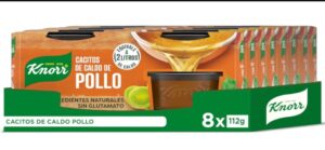 🐟 32 cacitos de caldo de pollo Knorr