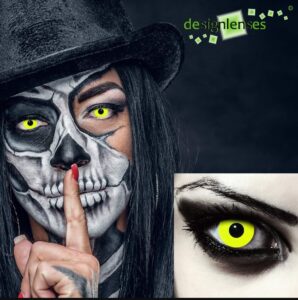 🐟 Lentillas de colores Designlenses Amarillo Halloween