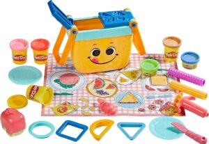 🖤 Play-Doh Picnic de las formas.