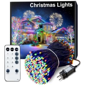 🎄 Guirnalda de luces de 35 metros con 300 leds. Con control remoto y 8 modos.