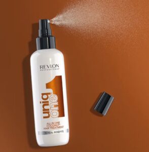 ⚡ BLACK FRIDAY ⚡ Revlon Profesional UniqOne. Protector térmico con hidratación profunda para el pelo. Aroma de coco.