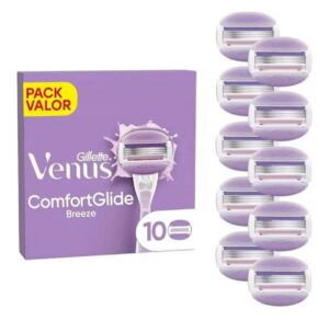 ⚡ BLACK FRIDAY ⚡ Gillette Venus ComfortGlide. Pack de 10 recambios para maquinilla.