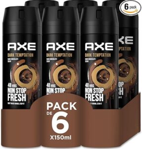 🐟 6 desodorantes Axe Dark Temptation