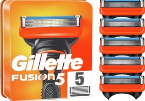 🐟 5 cuchillas de recambio Gillette Fusion 5