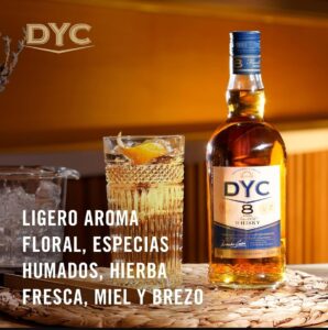 🐟 Whisky DYC 8 Años envejecido en barricas de roble americano