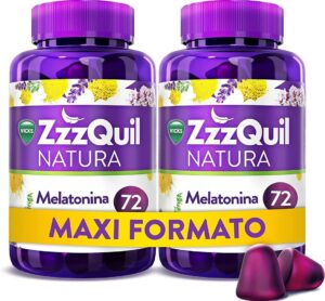🐟 Gominolas para dormir ZzzQuil Natura con melatonina y extractos de hierbas